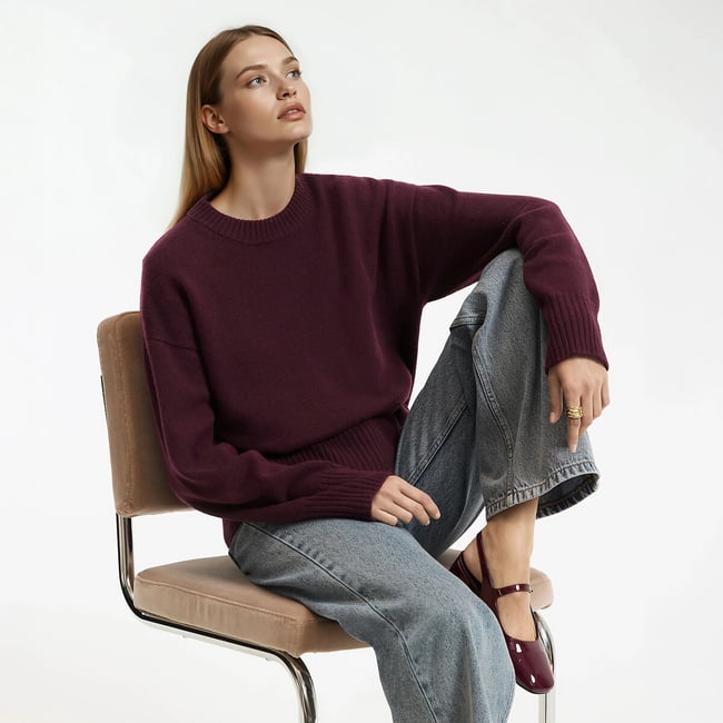 Jersey de lana y cachemira, fabricado en Francia - LA REDOUTE COLLECTIONS