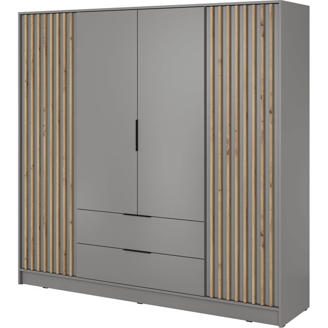 Armoire 4 portes à lames collection KARETTE - RECOLLECTION