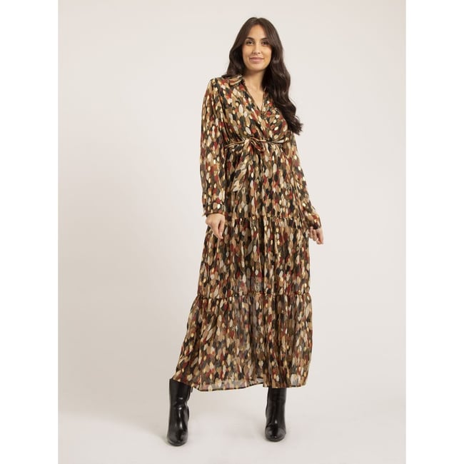 Robe Longue Motifs Idetta v002239 <span itemprop=