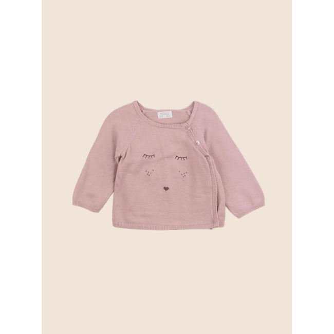 Pull - Très bon état rose <span itemprop=