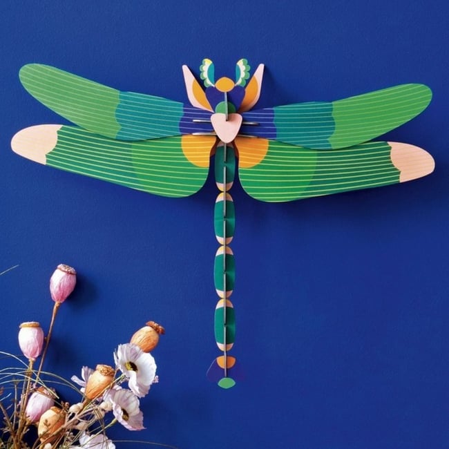 Libellule Décorative Réaliste En PVC – épouvantail à Abeilles – Figurine De Jardin Avec Ailes Mobiles