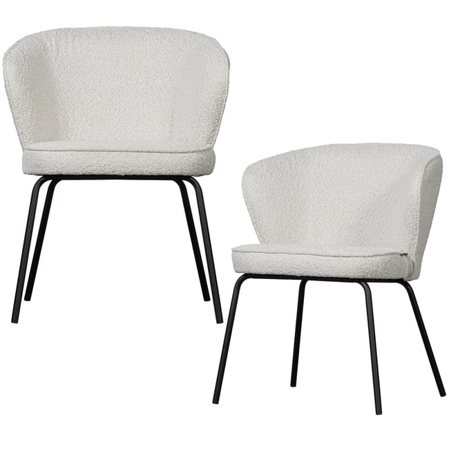 Chaises de table velours ADMIT - WOOOD