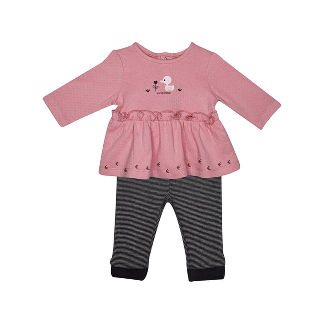 T shirt + jegging fily rose <span itemprop=
