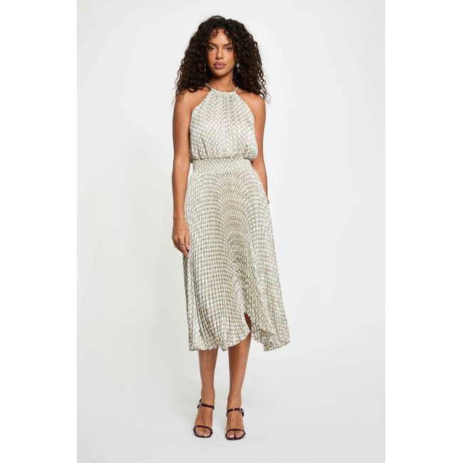 Robe emmanchures américaines multicolore <span itemprop=