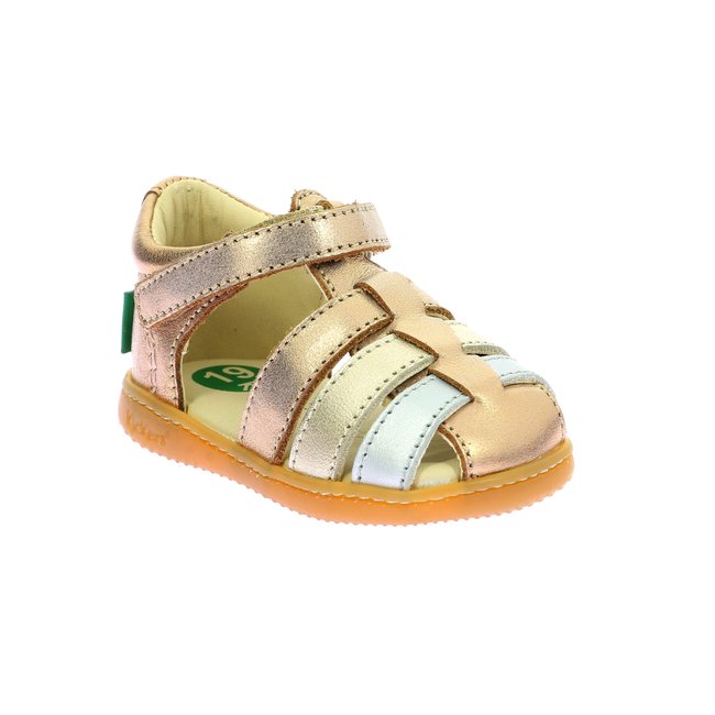 Sandales Cuir KICK FLO rose <span itemprop=