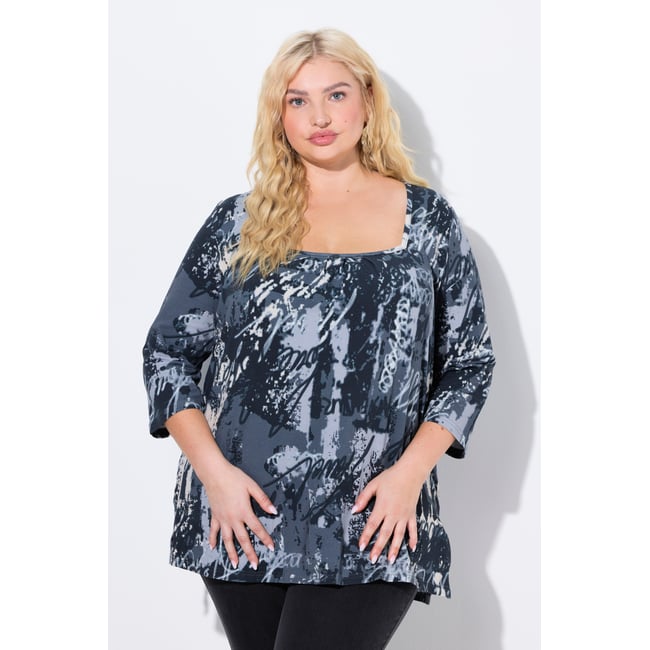 T-shirt avec plis fantaisie noir <span itemprop=
