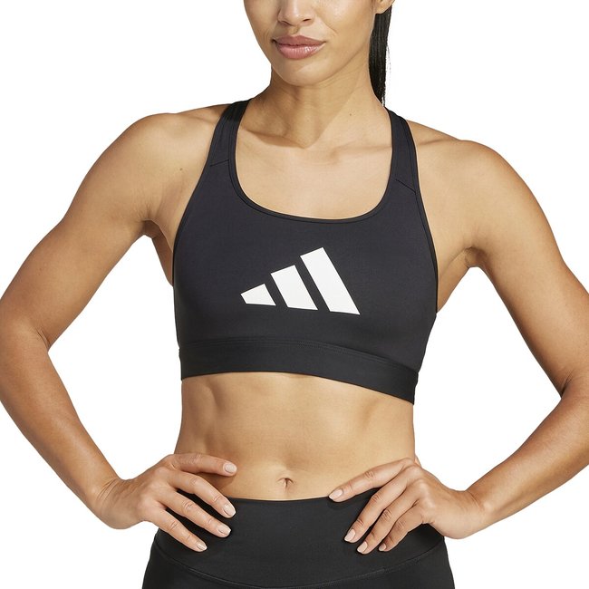 Training Bra, Train Essentials Logo, black, adidas Performance