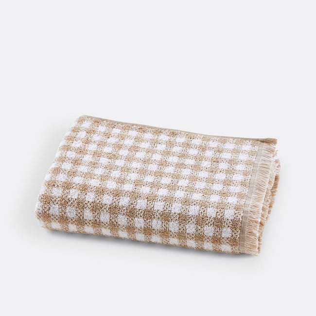 Dinan Gingham Frotté Badelagensnor LA REDOUTE INTERIORS