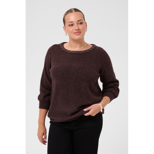 Pullover tricoté - KAFFE CURVE