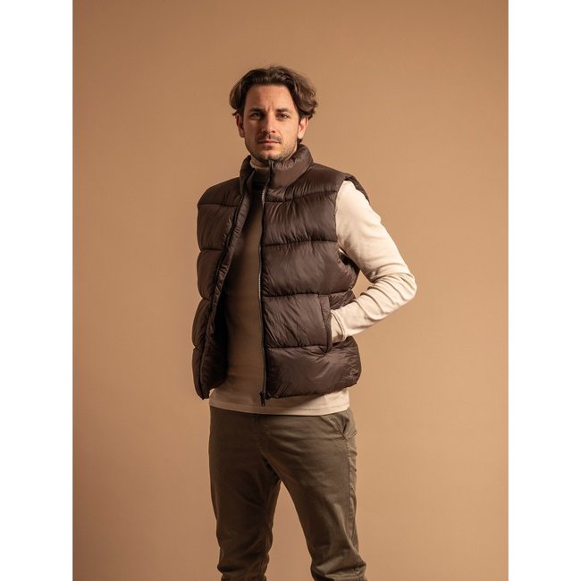 Doudoune Sans Manche Zebalt marron <span itemprop=