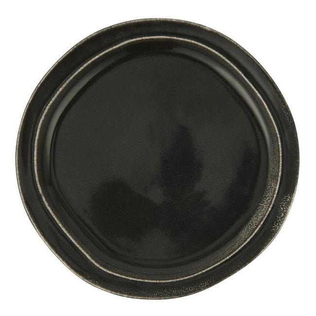 Assiette plate artisanale grès - IB LAURSEN