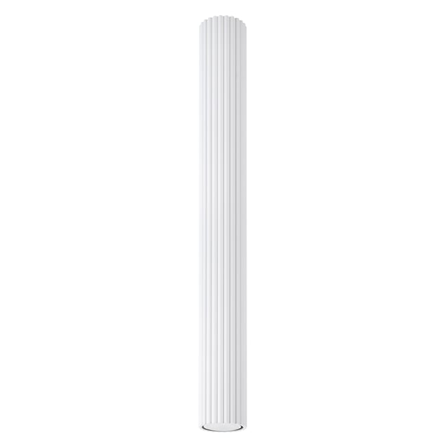 Plafonnier Aluminium Blanc GU10 1 Karbon 60 Couleur blanc <span itemprop=