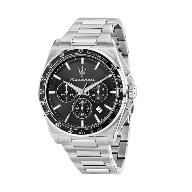 Montre-chronographe VELOCITA' noir, brillant <span itemprop=