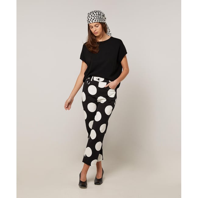 Pantalon droit en toile imprimée - RODIER
