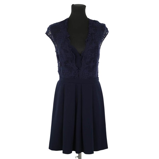 Robe en coton - Bon État marine <span itemprop=
