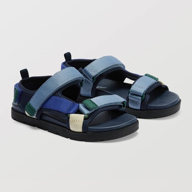 Sandales avec semelles en cuir mazarine <span itemprop=