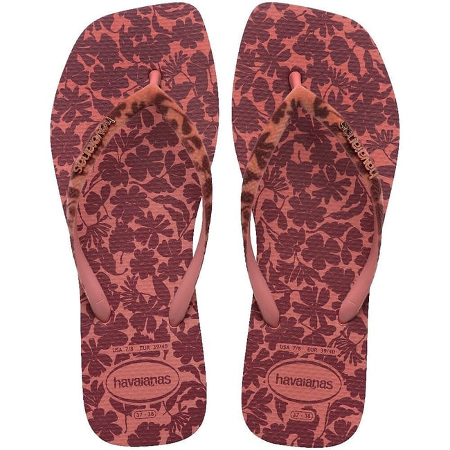 Infradito SQUARE Velvet terracotta HAVAIANAS