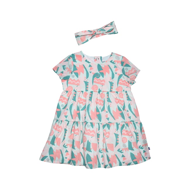 Robe bandeau lili voile bebe blanc <span itemprop=