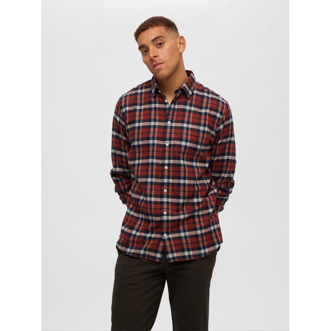 Chemise burnt henna <span itemprop=