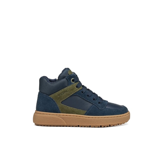 Zapatillas altas transpirables, THELEVEN azul marino <span itemprop=