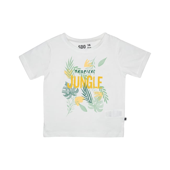 Tee shirt gill manches courtes enfant blanc <span itemprop=