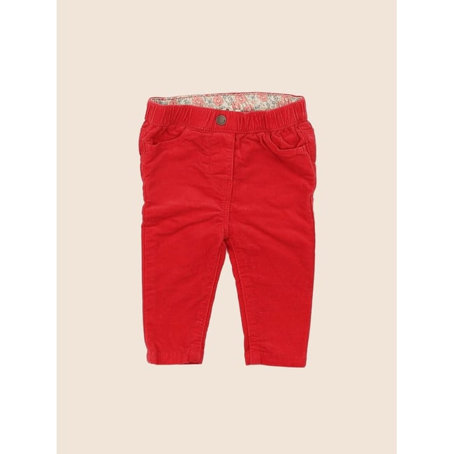 Pantalon - Très bon état rouge <span itemprop=