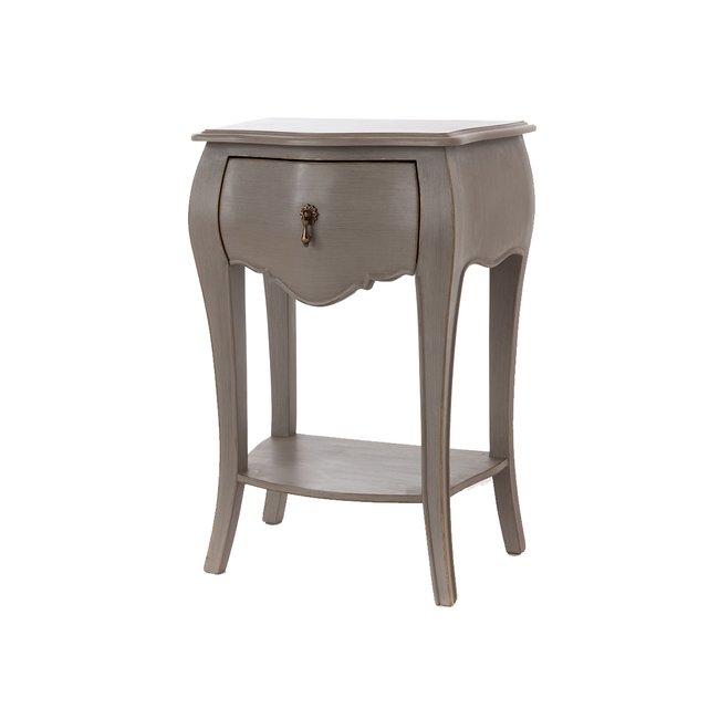 Table de chevet Murano Taupe Couleur beige <span itemprop=