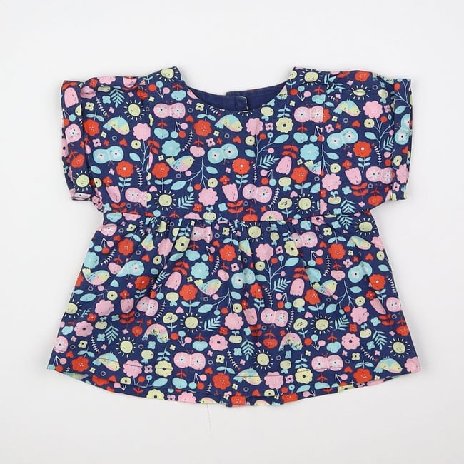 Tunic Top Salt & Pepper – Taille XL XXL (44 46) – Imprimé – Occasion Très Bon état – Blouse Légère