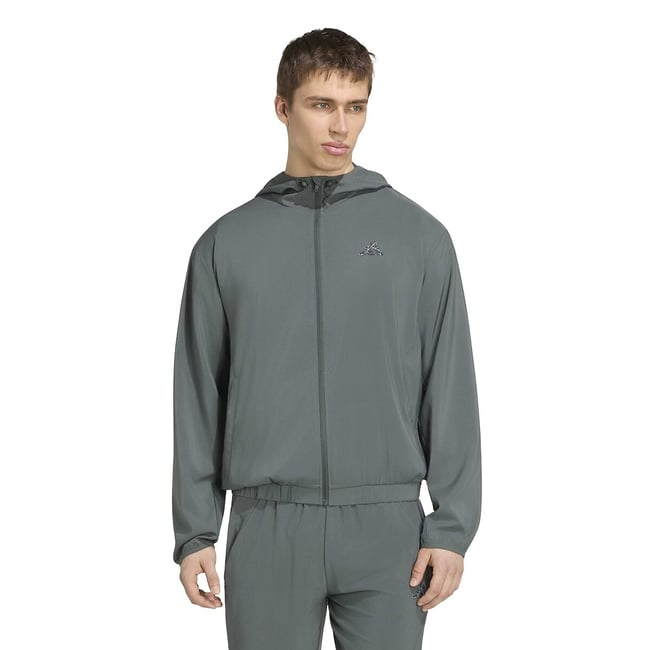 Coupe-vent de training, WORKOUT ESSENTIALS gris foncé <span itemprop=
