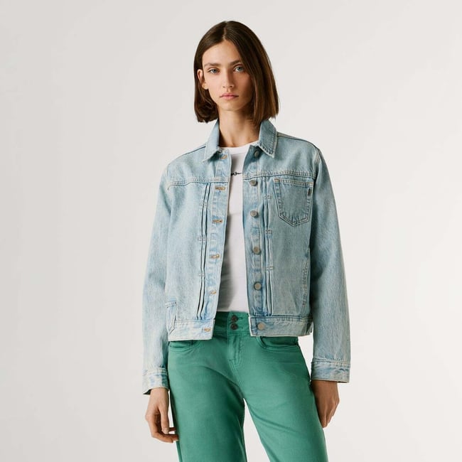 Bexley- Jean Coupe Décontractée, Taille Moyenne javel vintage <span itemprop=
