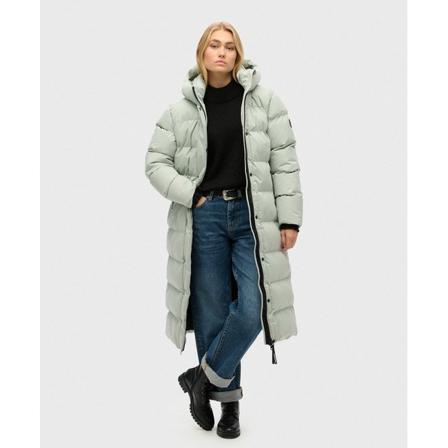 Doudoune longue en microfibre - SUPERDRY