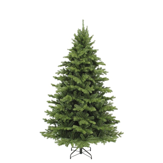Sapin de Noël artificiel H215 cm SHERWOOD Couleur vert <span itemprop=