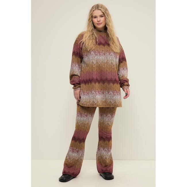 Pantalon à pattes d'éléphant, legging chianti <span itemprop=