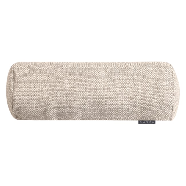 Coussin cale-dos/cale-tête d'extérieur chiné LAZISE chiné taupe <span itemprop=