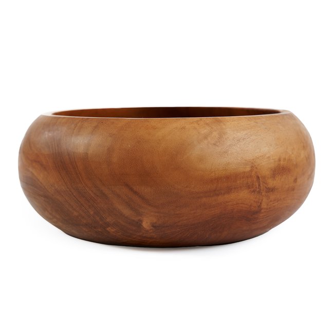 Coupe à fruits en bois de teck TEAK ROOT Couleur beige <span itemprop=