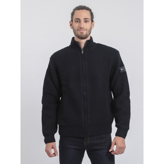 Gilet Zippé Col Montant Lunel v002232 <span itemprop=