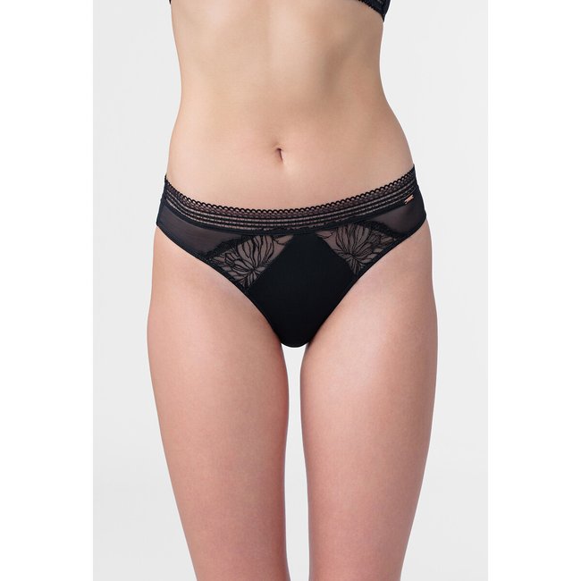 Edana Lace Knickers, black, DORINA