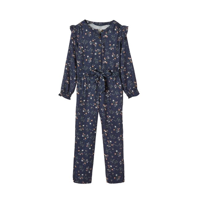 Combinaison à fleurs encre imprimé <span itemprop=