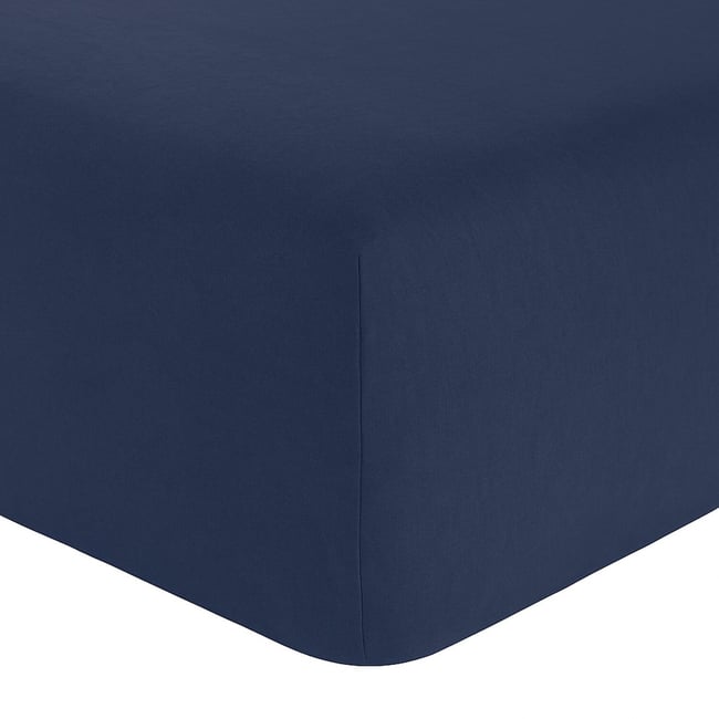 Drap housse en coton bonnet 30 cm uni, TERRA - C DESIGN HOME TEXTILE