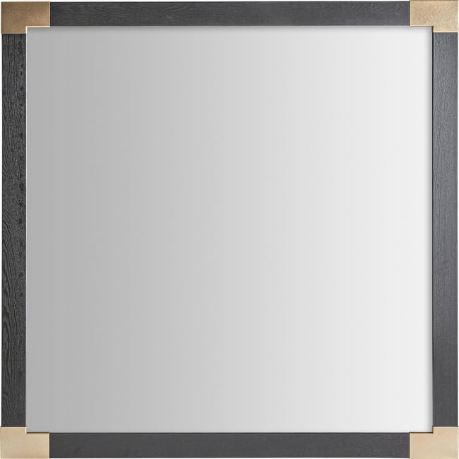 Miroir art déco  et doré Couleur noir et doré <span itemprop=