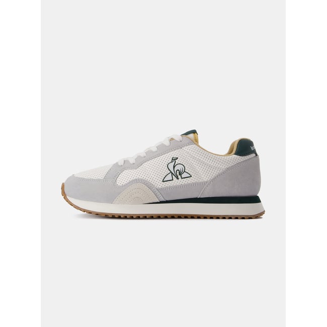 Sneakers rétro-running en cuir perforé et suede Jet Star - LE COQ SPORTIF