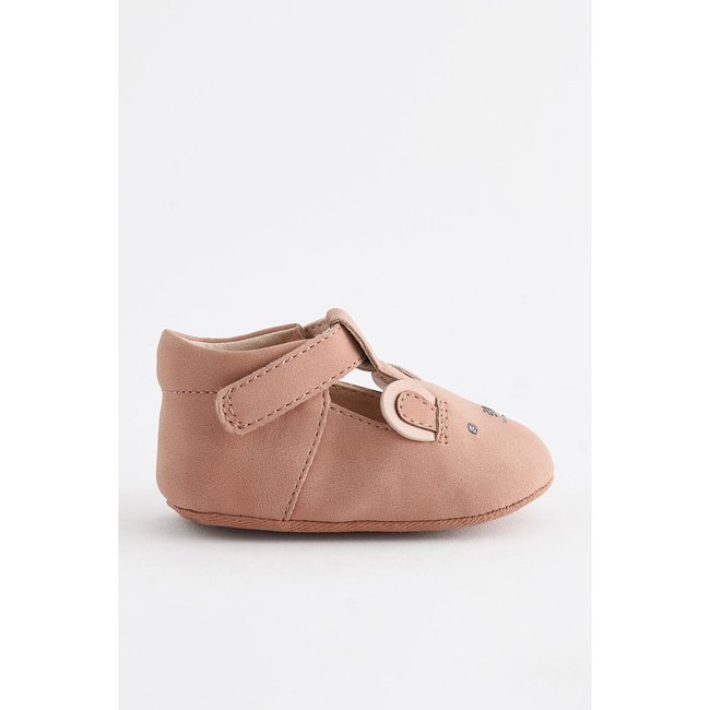 Chaussures pour bébé à barre en t tan brown bear <span itemprop=