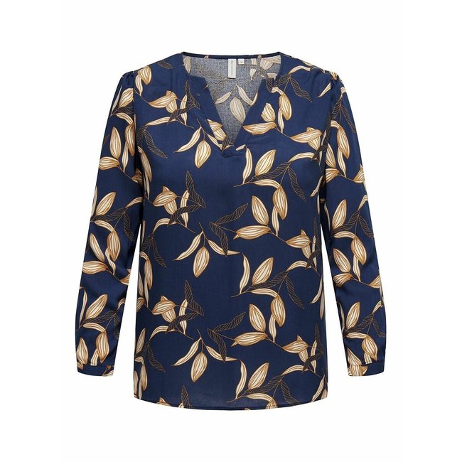 Printed Long Sleeve Blouse - ONLY CARMAKOMA