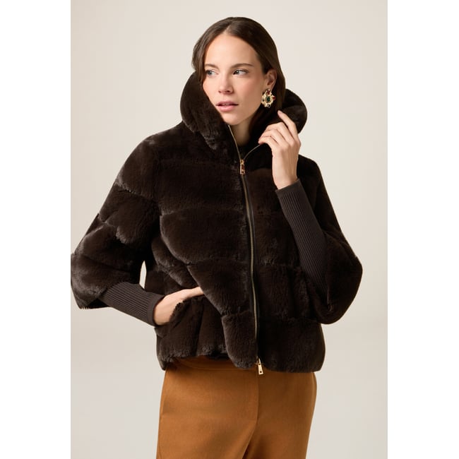 Veste marron <span itemprop=