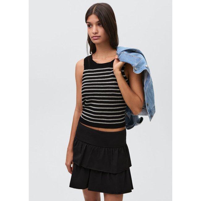 Mini jupe short à volants - MANGO TEEN