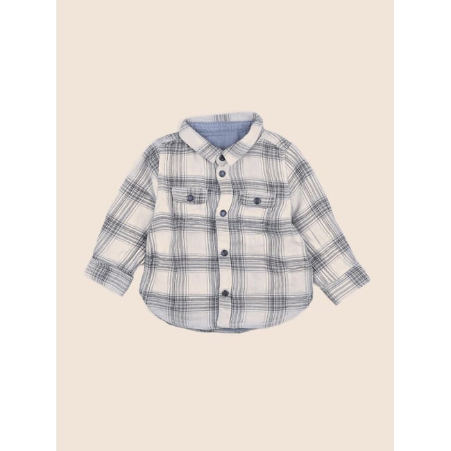 Chemise - Très bon état bleu <span itemprop=