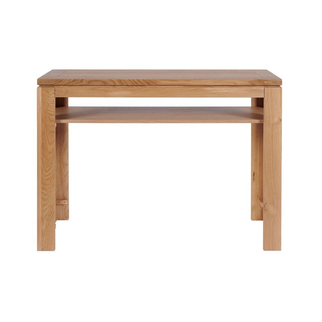 Console bois chêne clair massif - BOSTON Couleur bois clair <span itemprop=