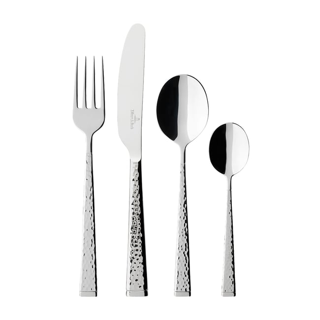 Ménagère 24Pcs. BLACKSMITH Couleur argent/platine <span itemprop=