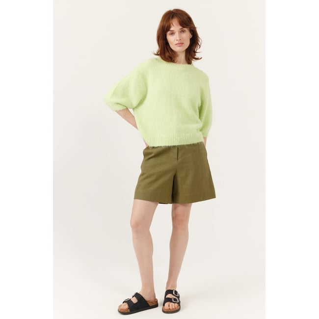 Pull Ferinia manches courtes col rond coupe droite - ARTLOVE
