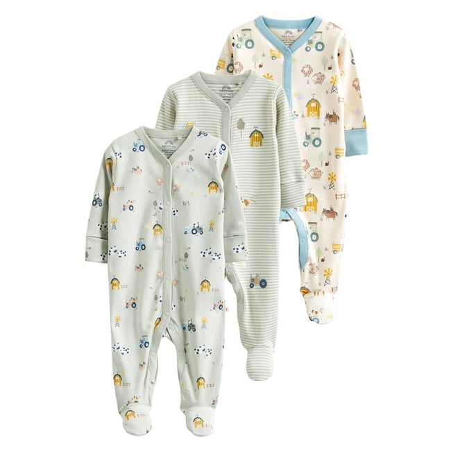 NEXT Lot De 3 Dors-Bien Bébé Bleu Marine 3 Mois
